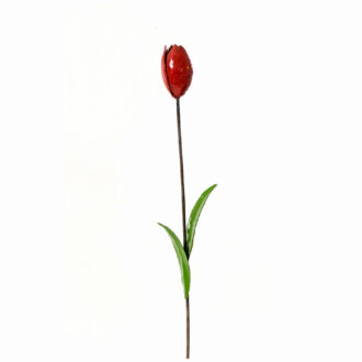METAL RED TULIP